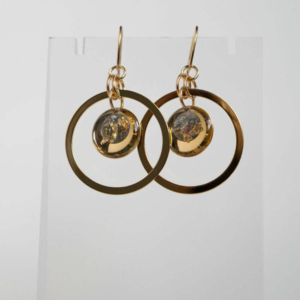 Dangling Fall Eclipse Orbit Earrings - Kate Koel