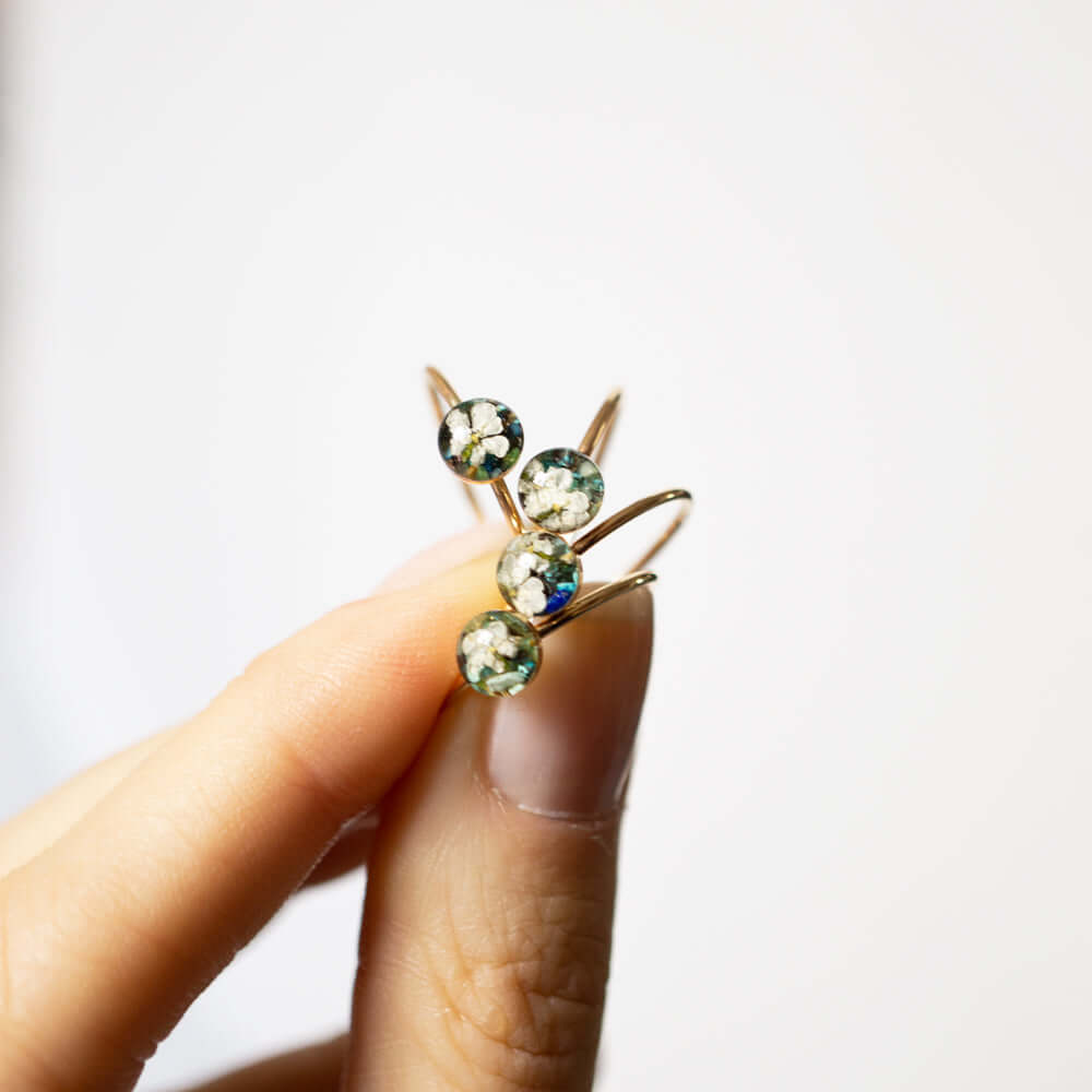 Tiny Flower Turquoise Ring - Kate Koel