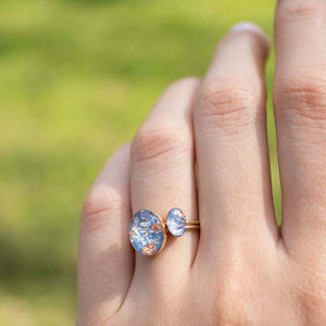 Vanilla Sky Oval Ring - Kate Koel