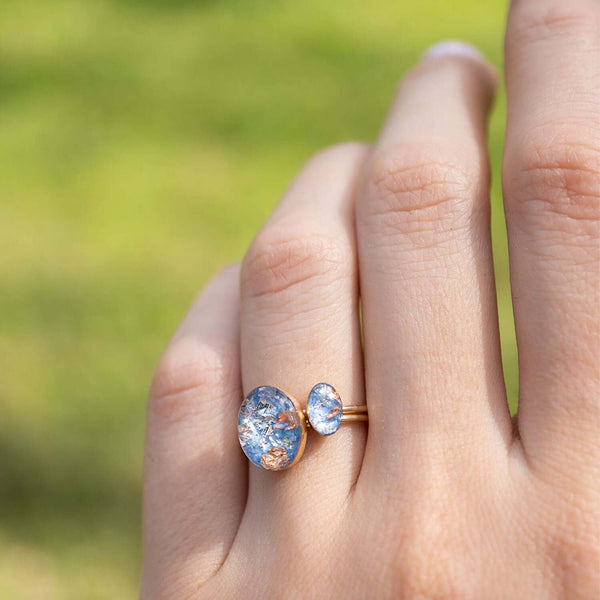 Vanilla Sky Oval Ring - Kate Koel